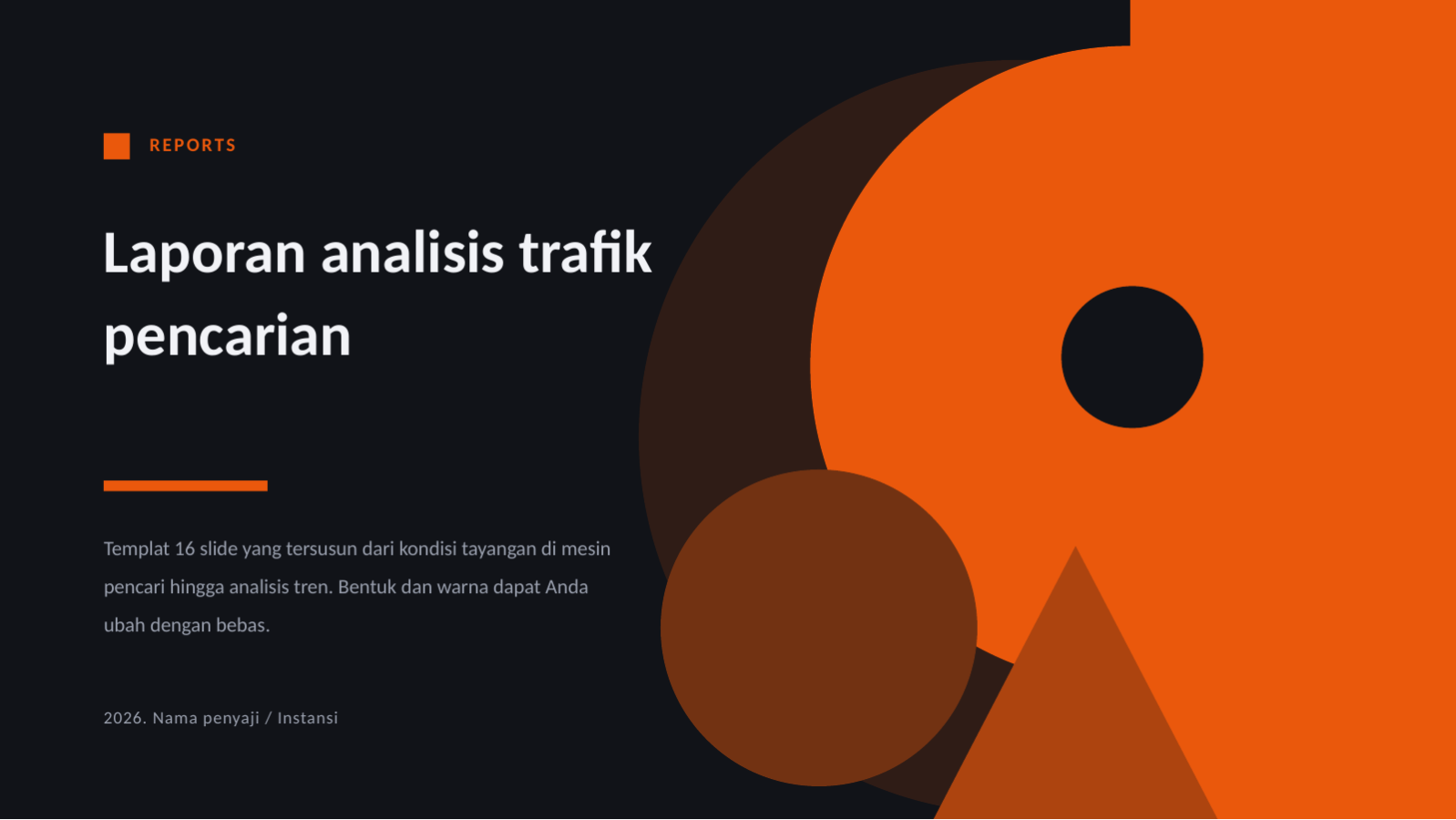 Slide 1 — Laporan analisis trafik pencarian