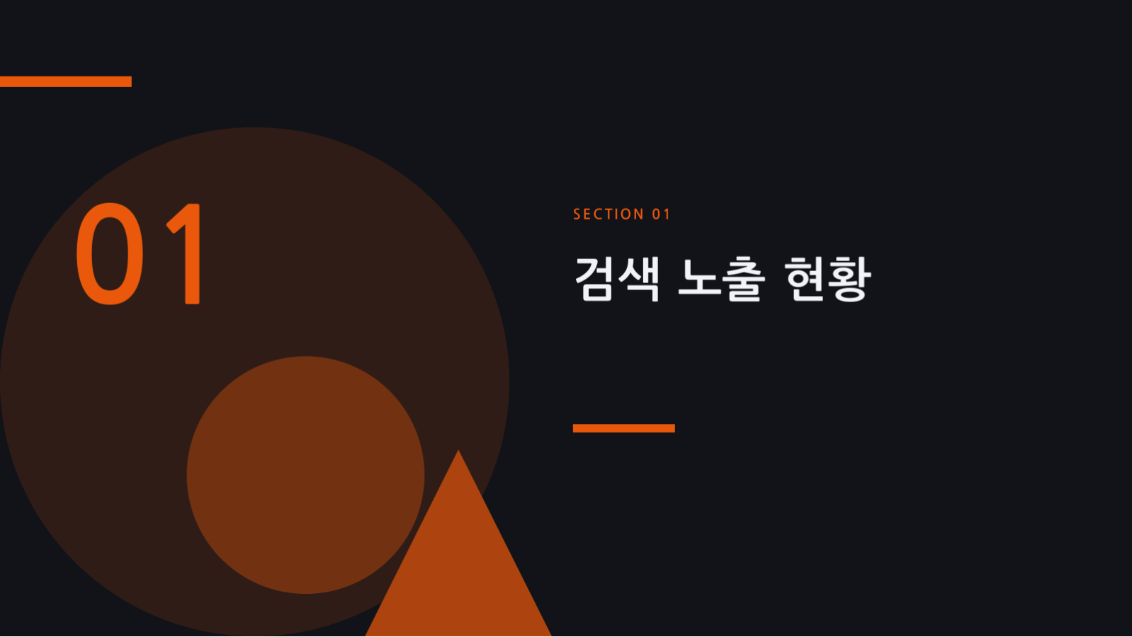 슬라이드 3 — 검색 유입 분석 보고서