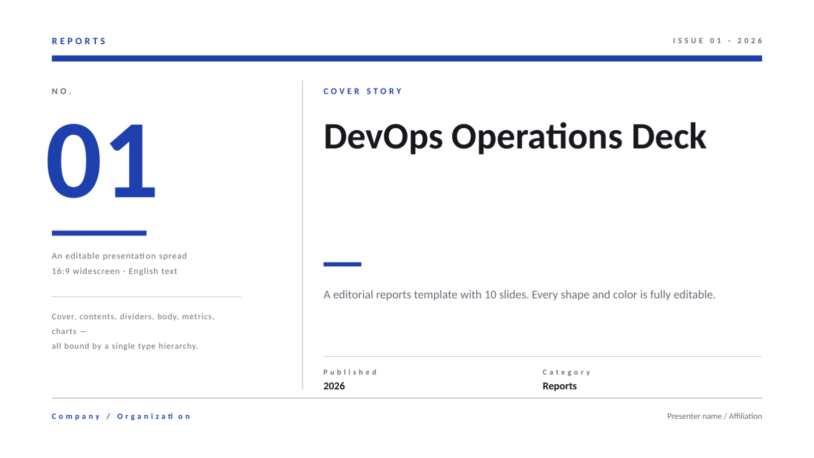 Slide 1 — DevOps Operations Deck