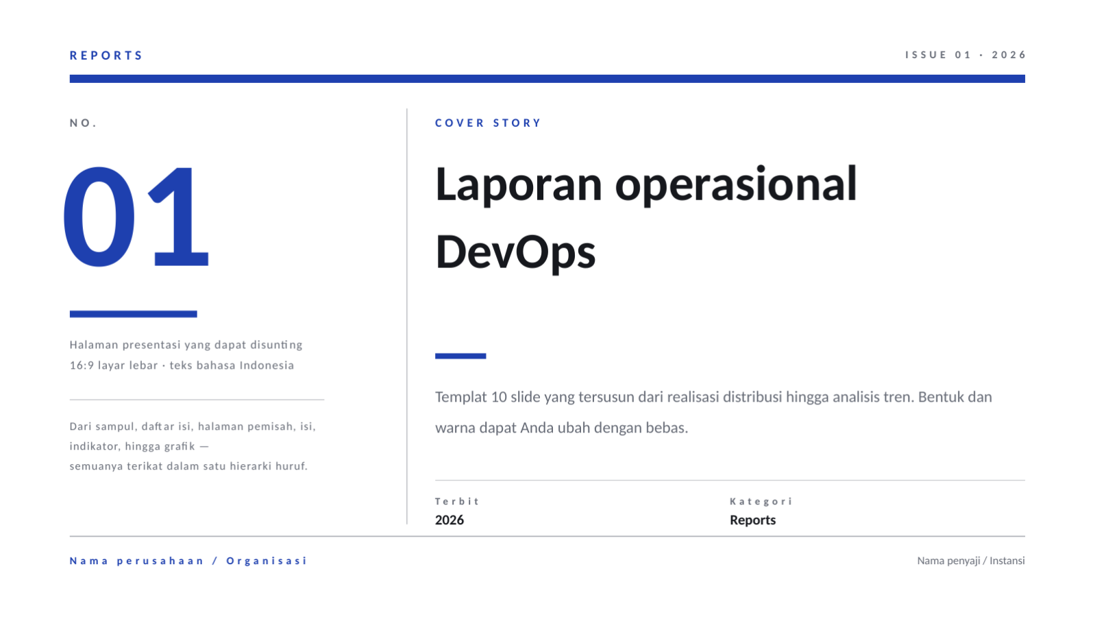Slide 1 — Laporan operasional DevOps