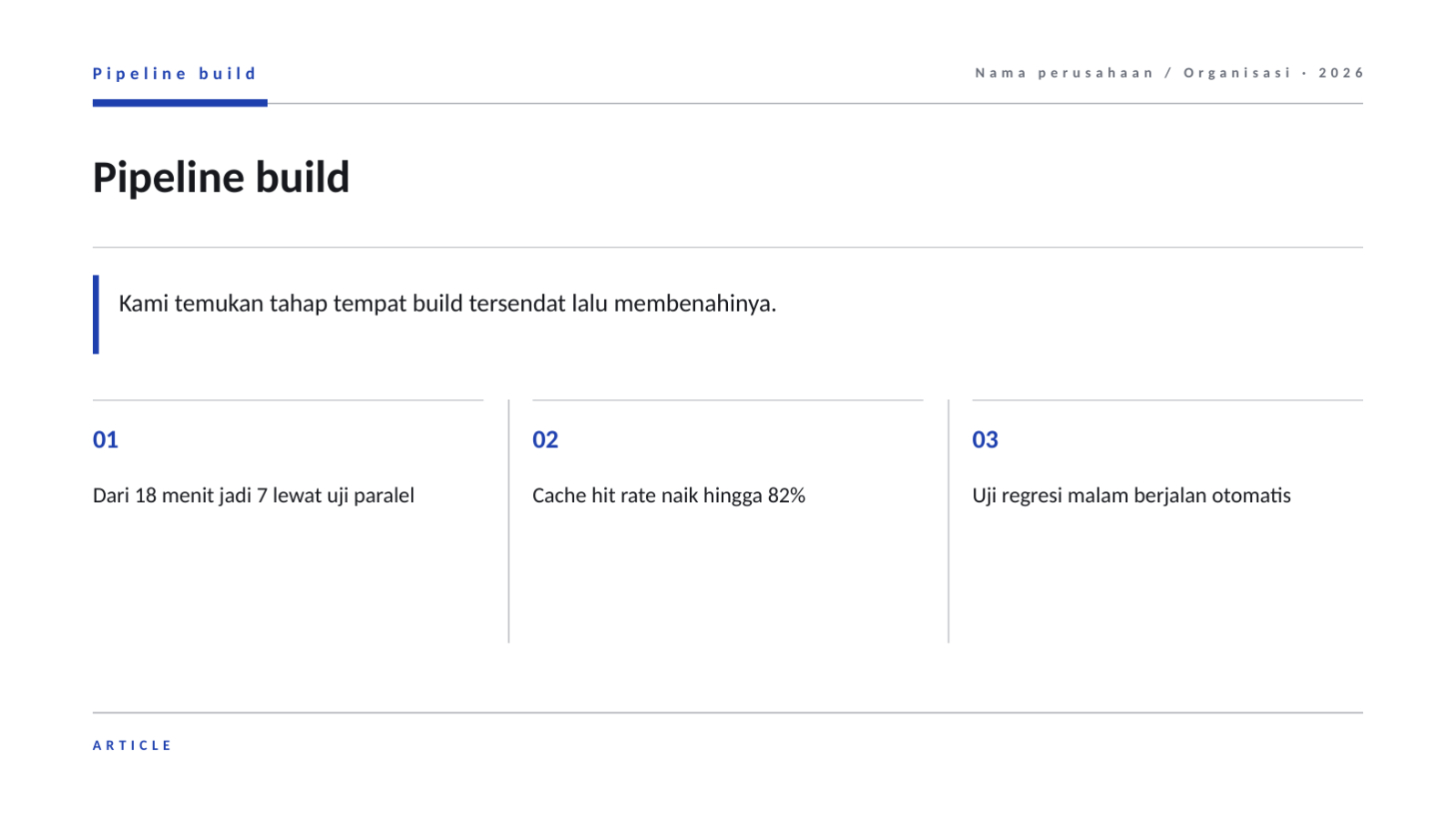 Slide 6 — Laporan operasional DevOps