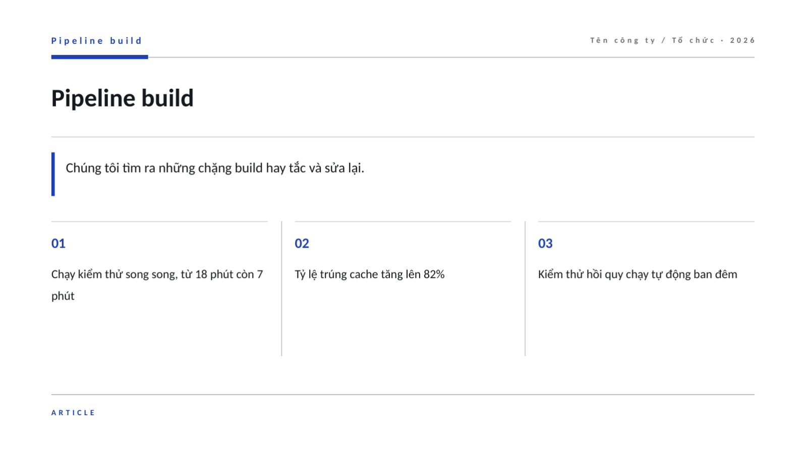 Trang chiếu 6 — Báo cáo vận hành DevOps