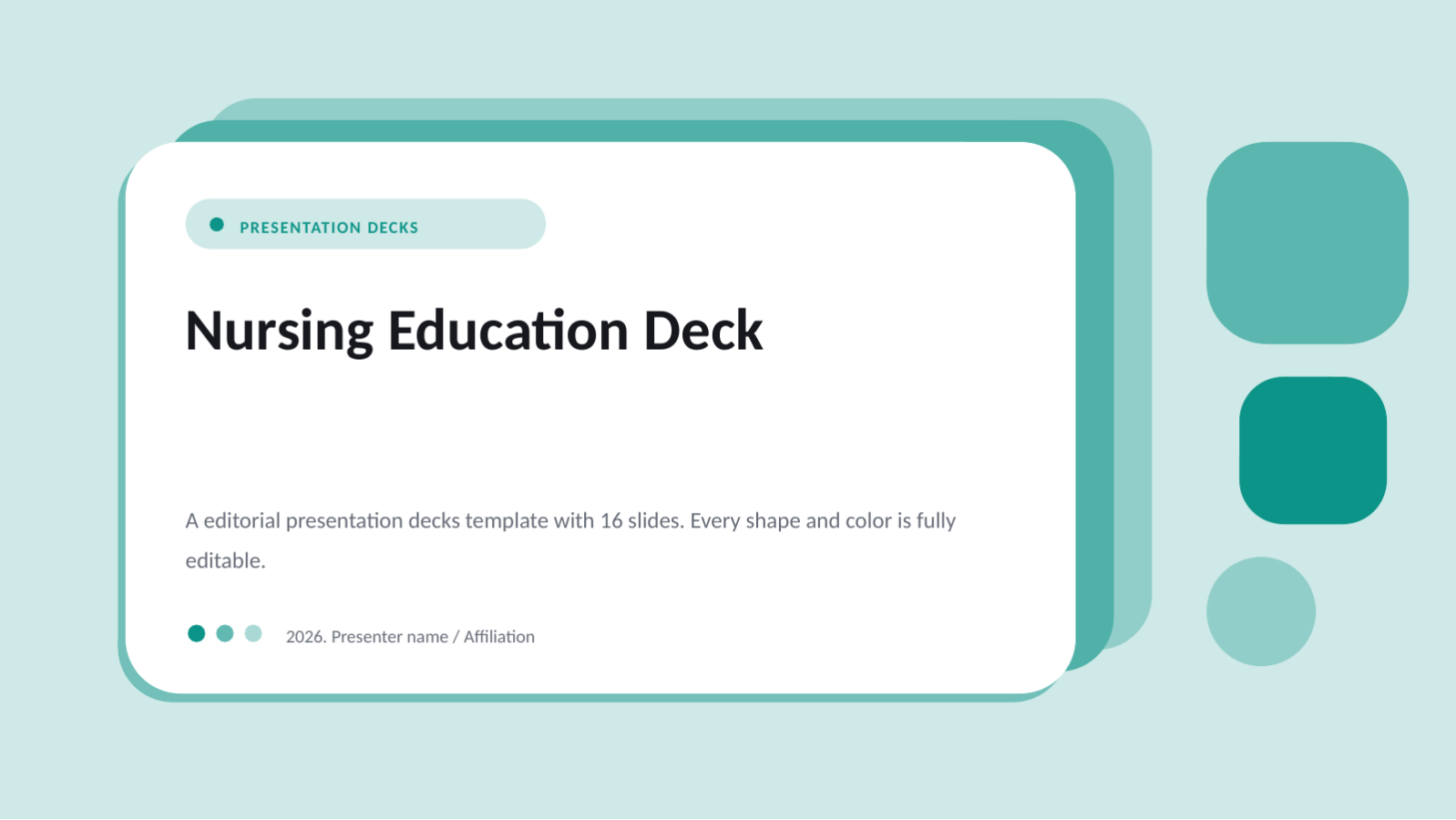 Slide 1 — Nursing Education Deck