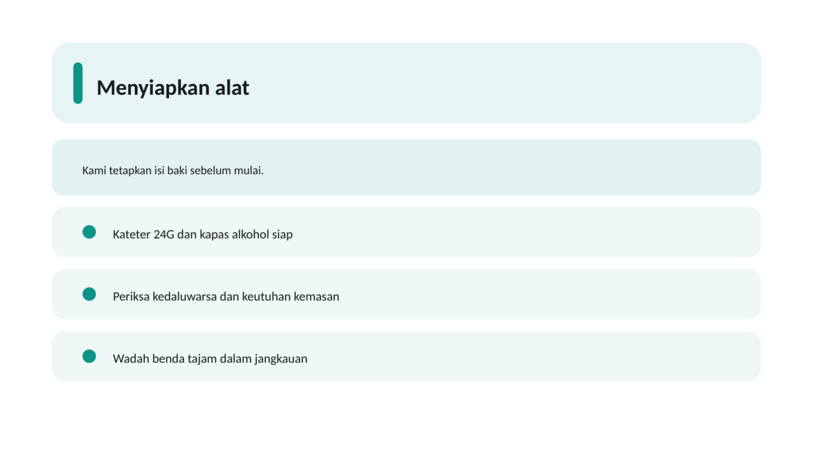 Slide 4 — Materi pendidikan keperawatan