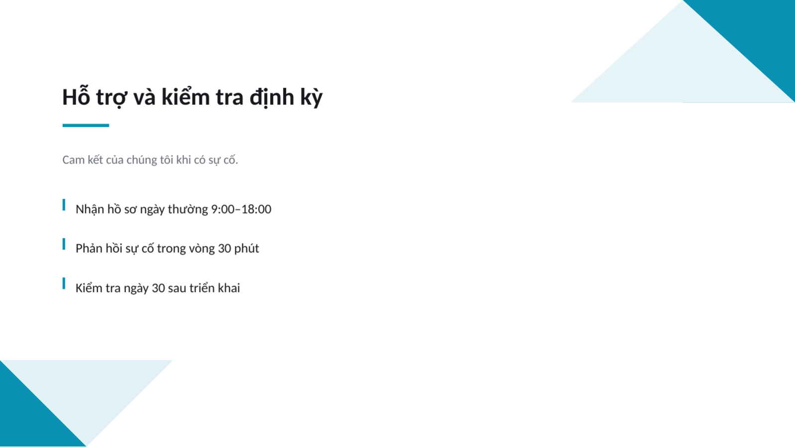 Trang chiếu 12 — Tài liệu hướng dẫn khách hàng mới