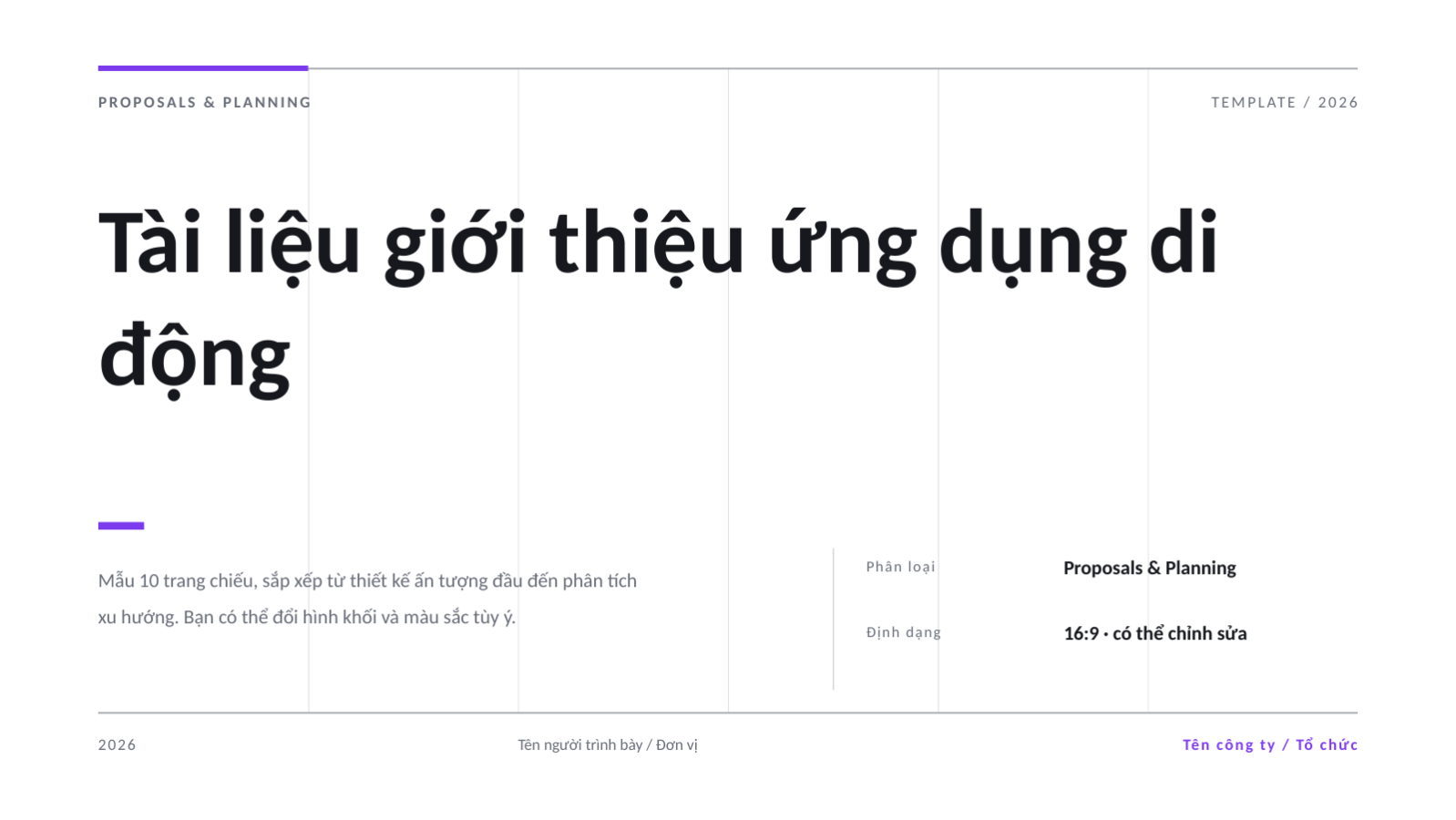 Trang chiếu 1 — Tài liệu giới thiệu ứng dụng di động