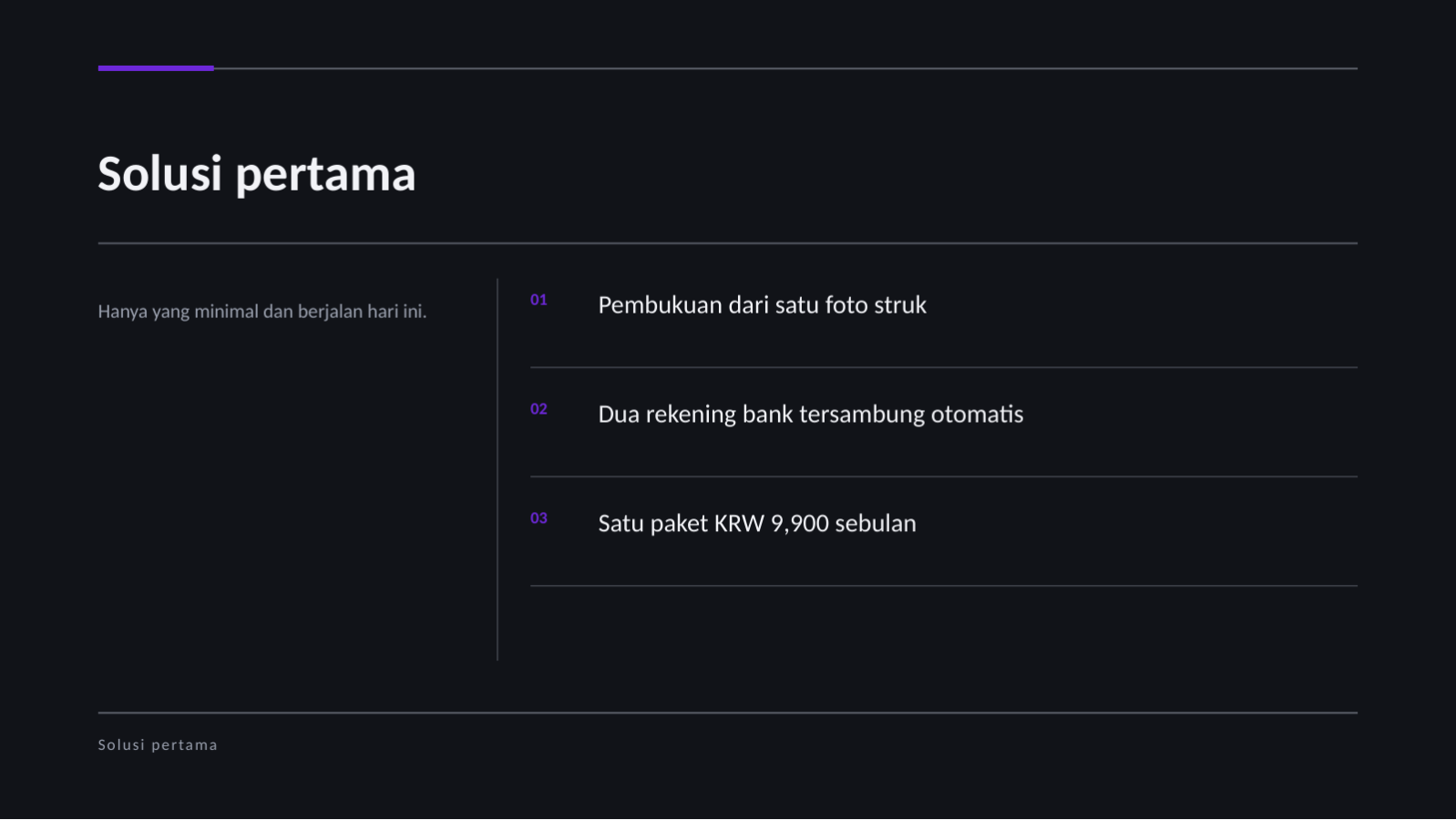 Slide 6 — Pitch deck pendanaan seed