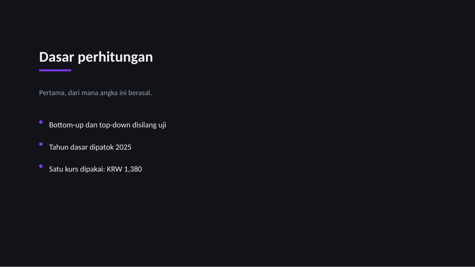 Slide 4 — Materi analisis ukuran pasar