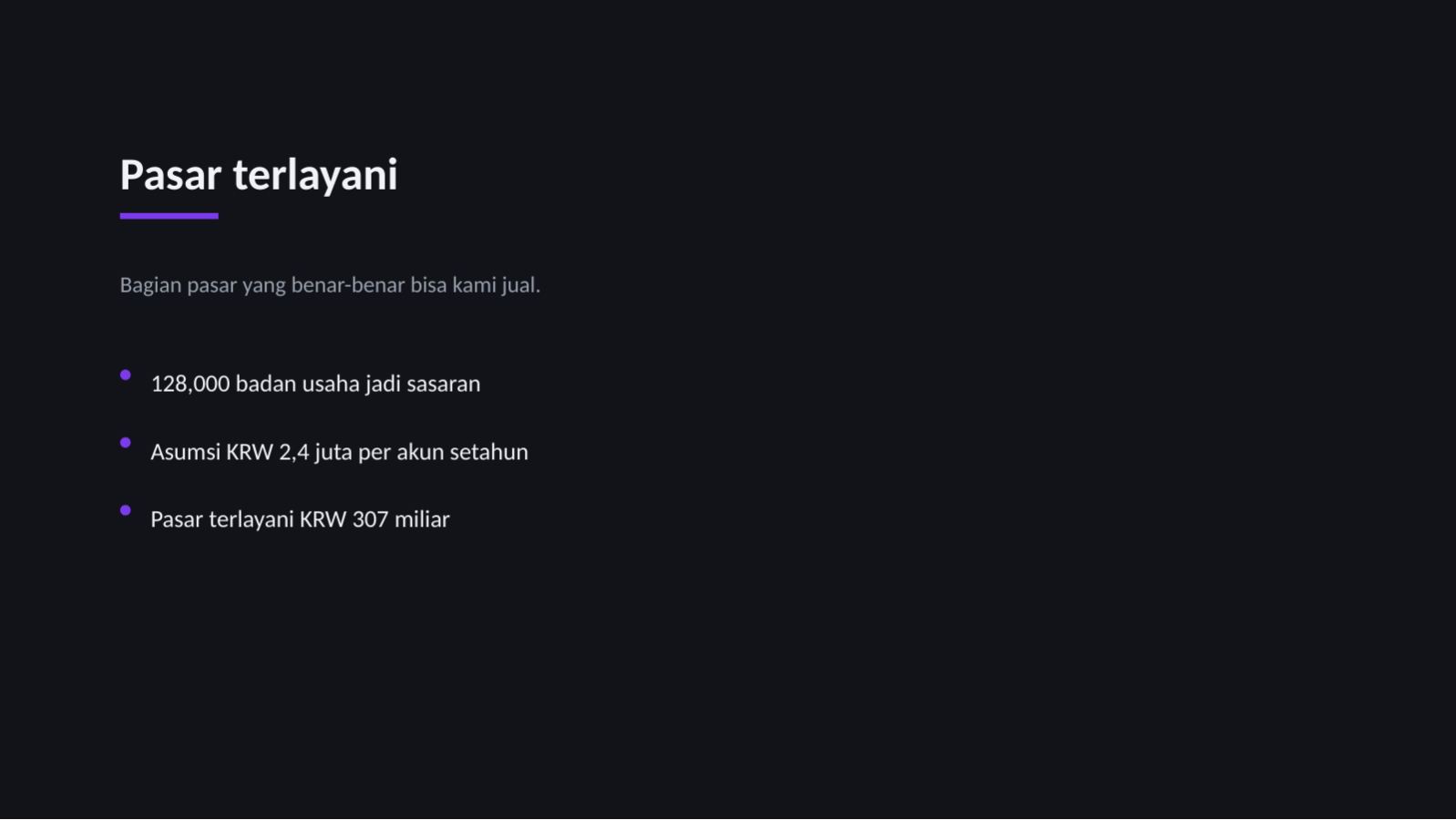 Slide 8 — Materi analisis ukuran pasar