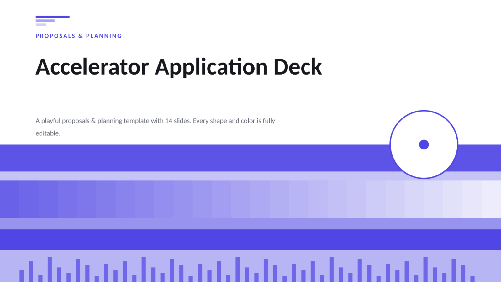 Slide 1 — Accelerator Application Deck