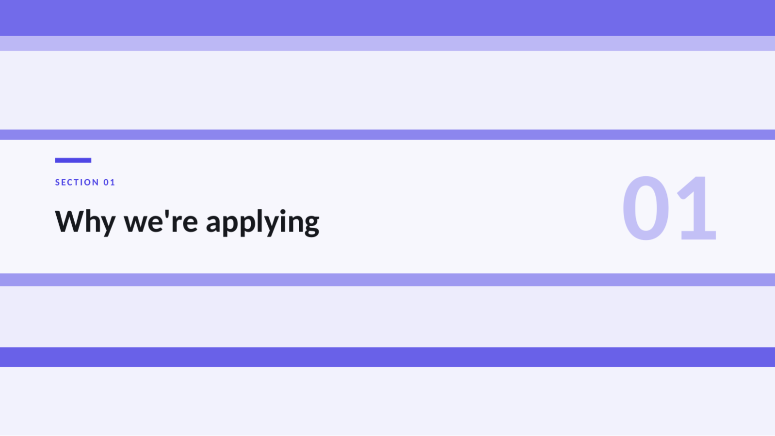Slide 3 — Accelerator Application Deck