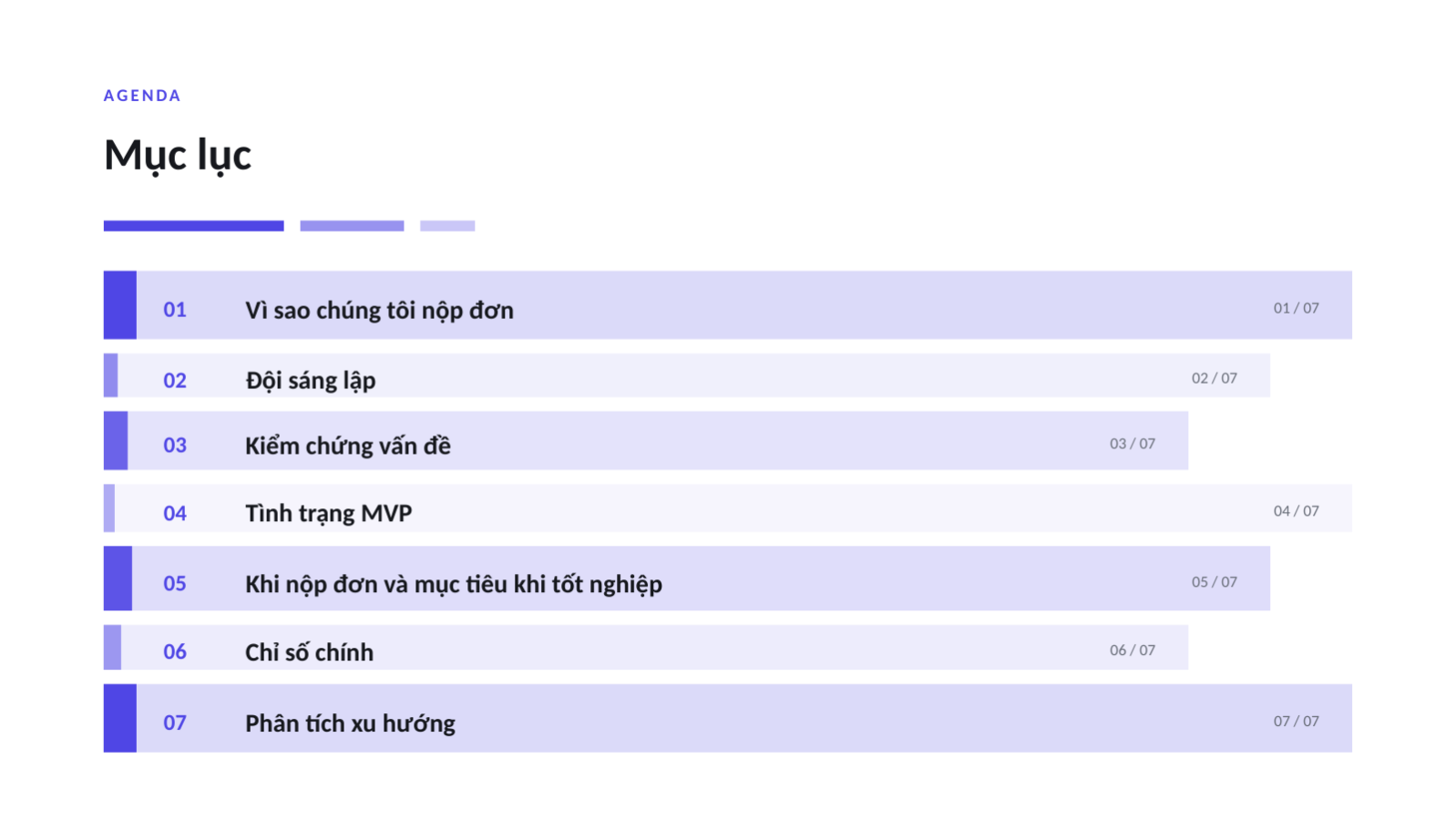 Trang chiếu 2 — Hồ sơ ứng tuyển chương trình tăng tốc
