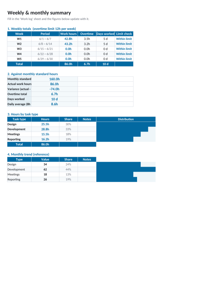 Preview 3 — Timesheet Template