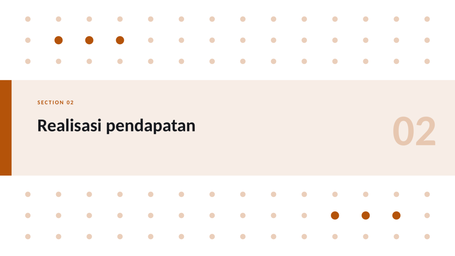 Slide 5 — Templat laporan kinerja tahunan