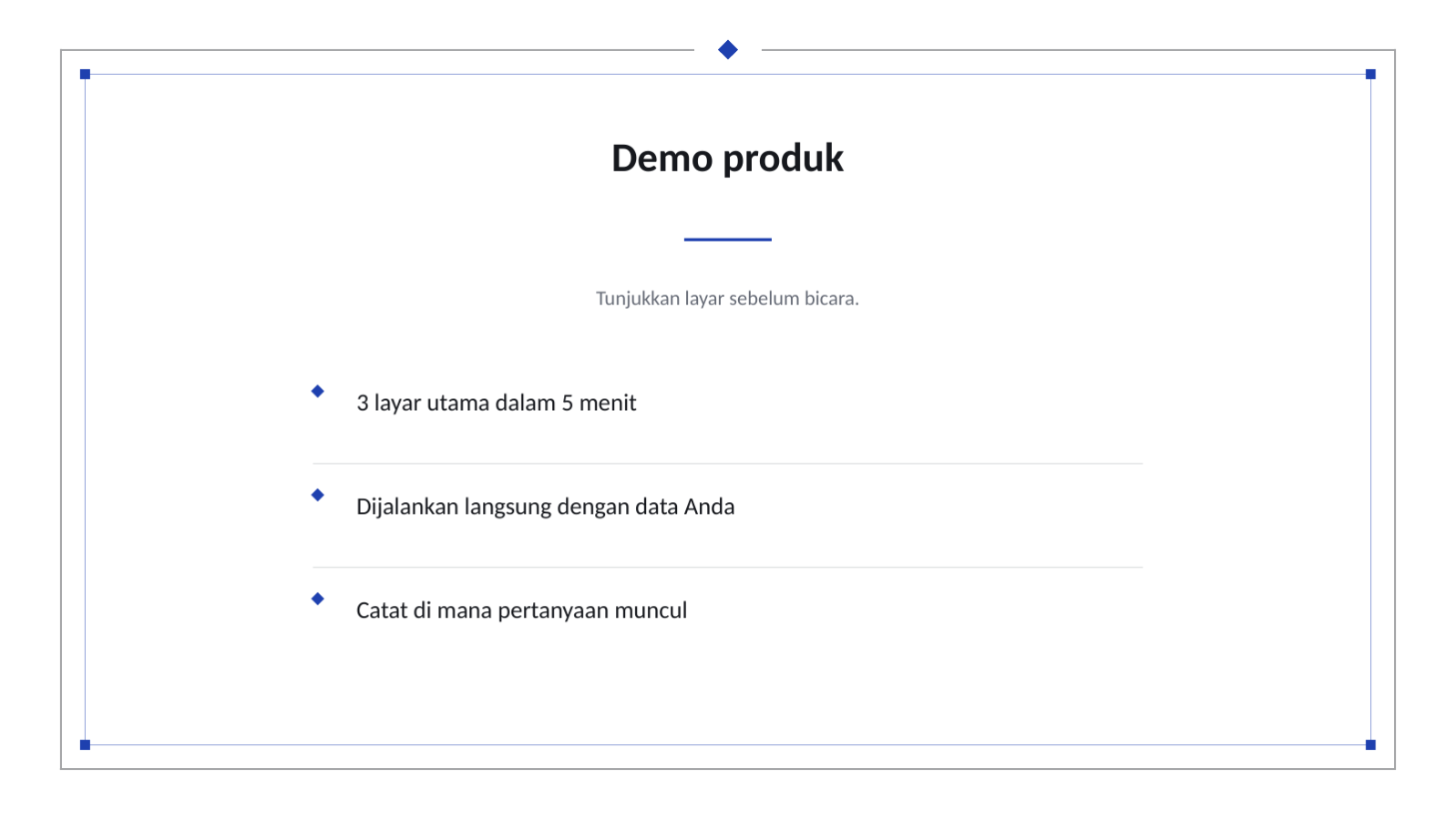Slide 6 — Materi presentasi penjualan