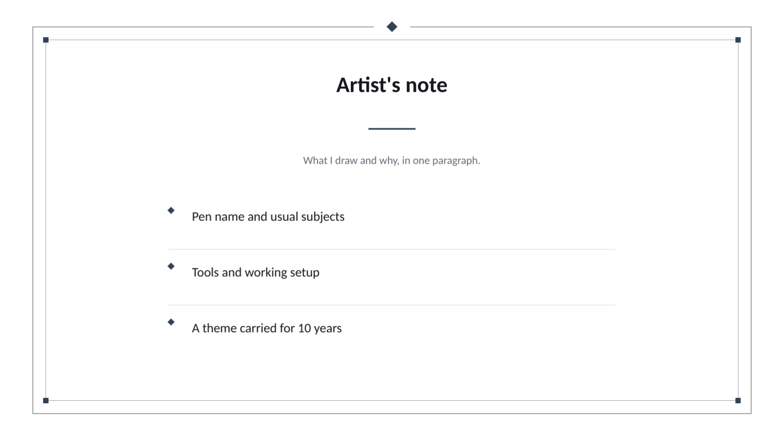 Slide 4 — Illustration Portfolio Deck