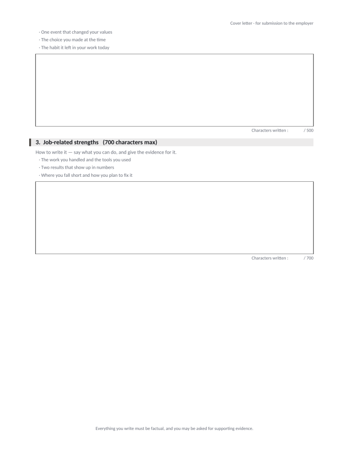 Page 2 — Cover Letter Template