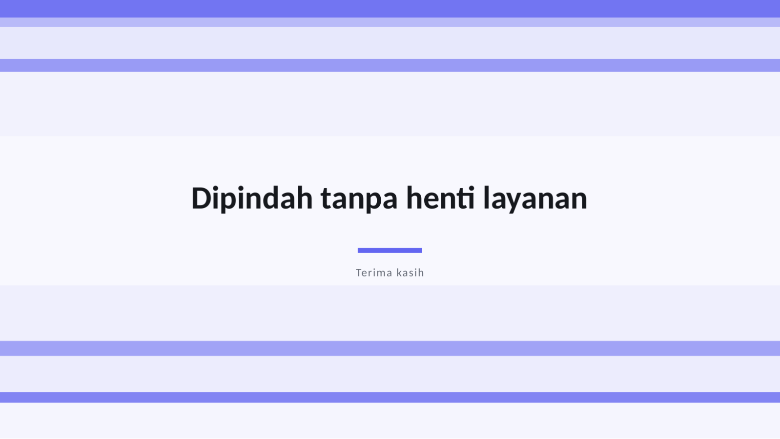 Slide 8 — Rencana migrasi cloud