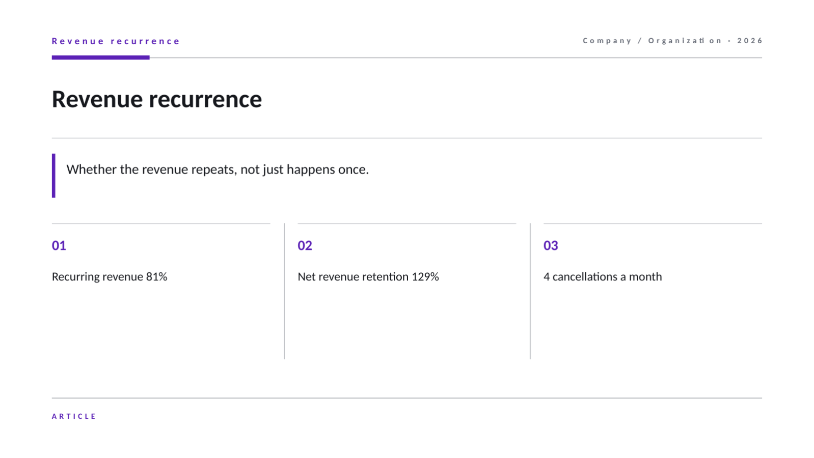 Slide 8 — Traction Report Deck