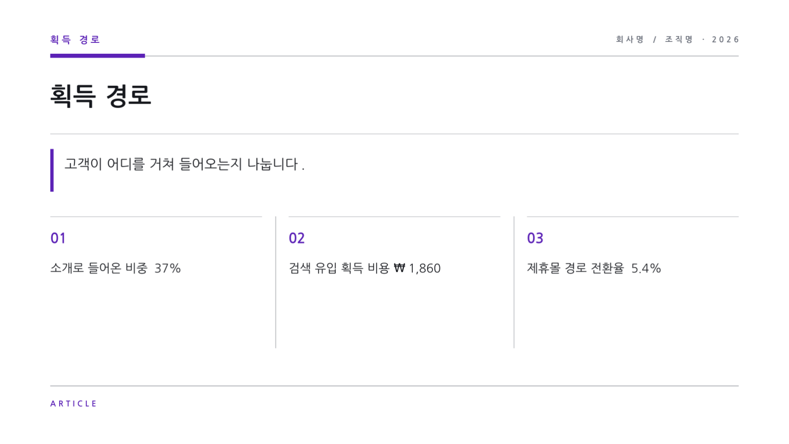 슬라이드 10 — 트랙션 리포트