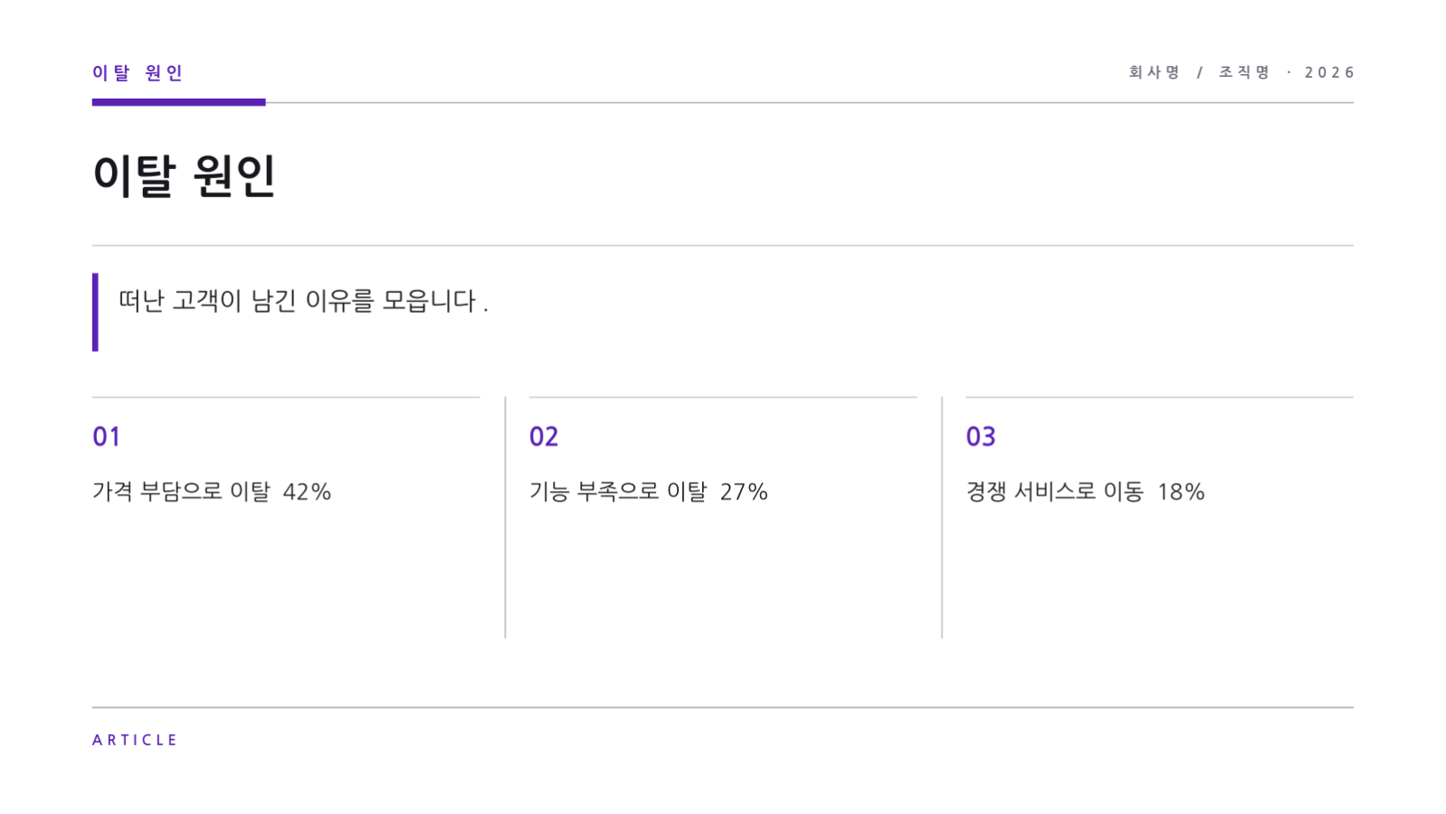 슬라이드 12 — 트랙션 리포트