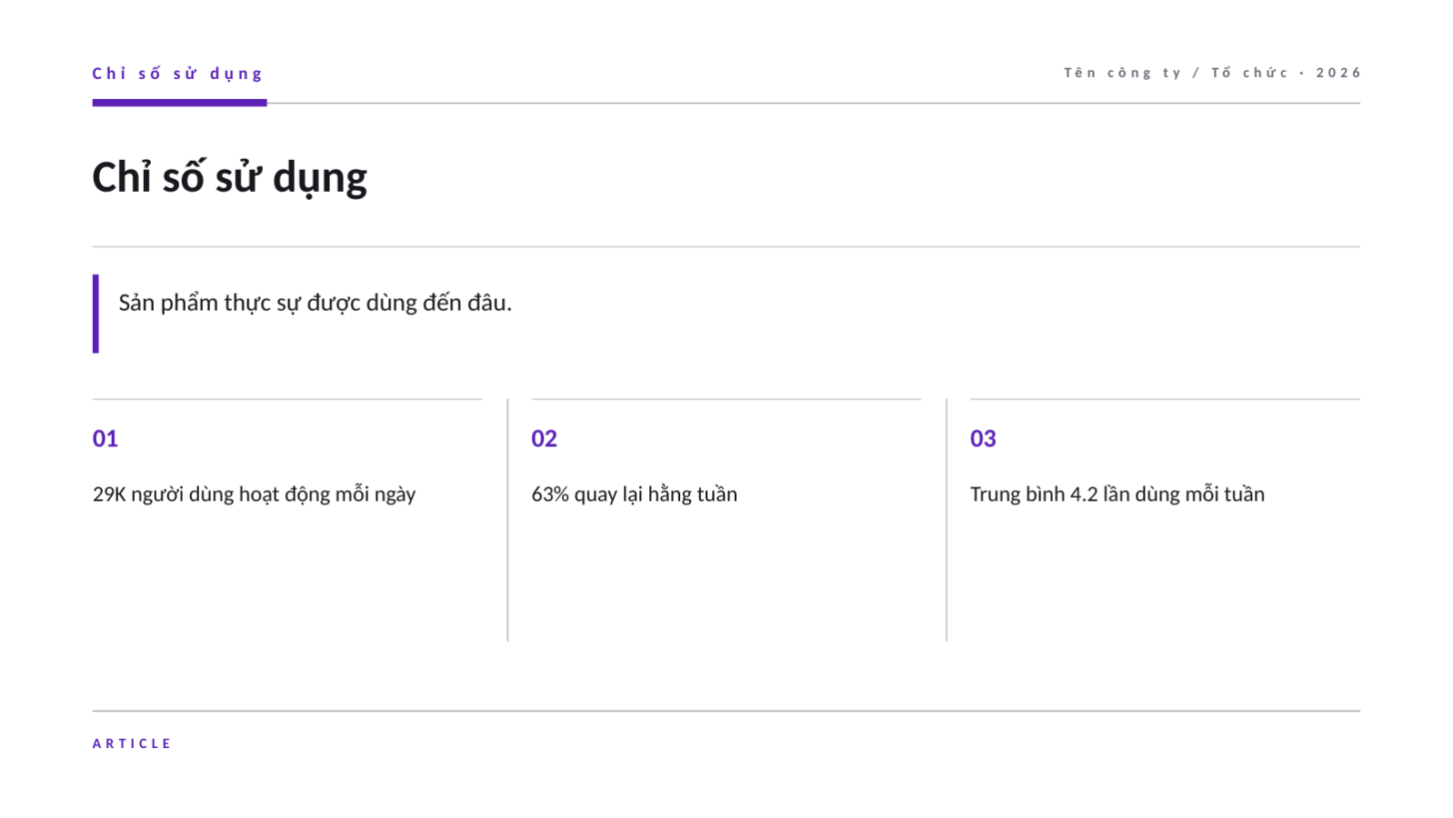 Trang chiếu 4 — Báo cáo traction