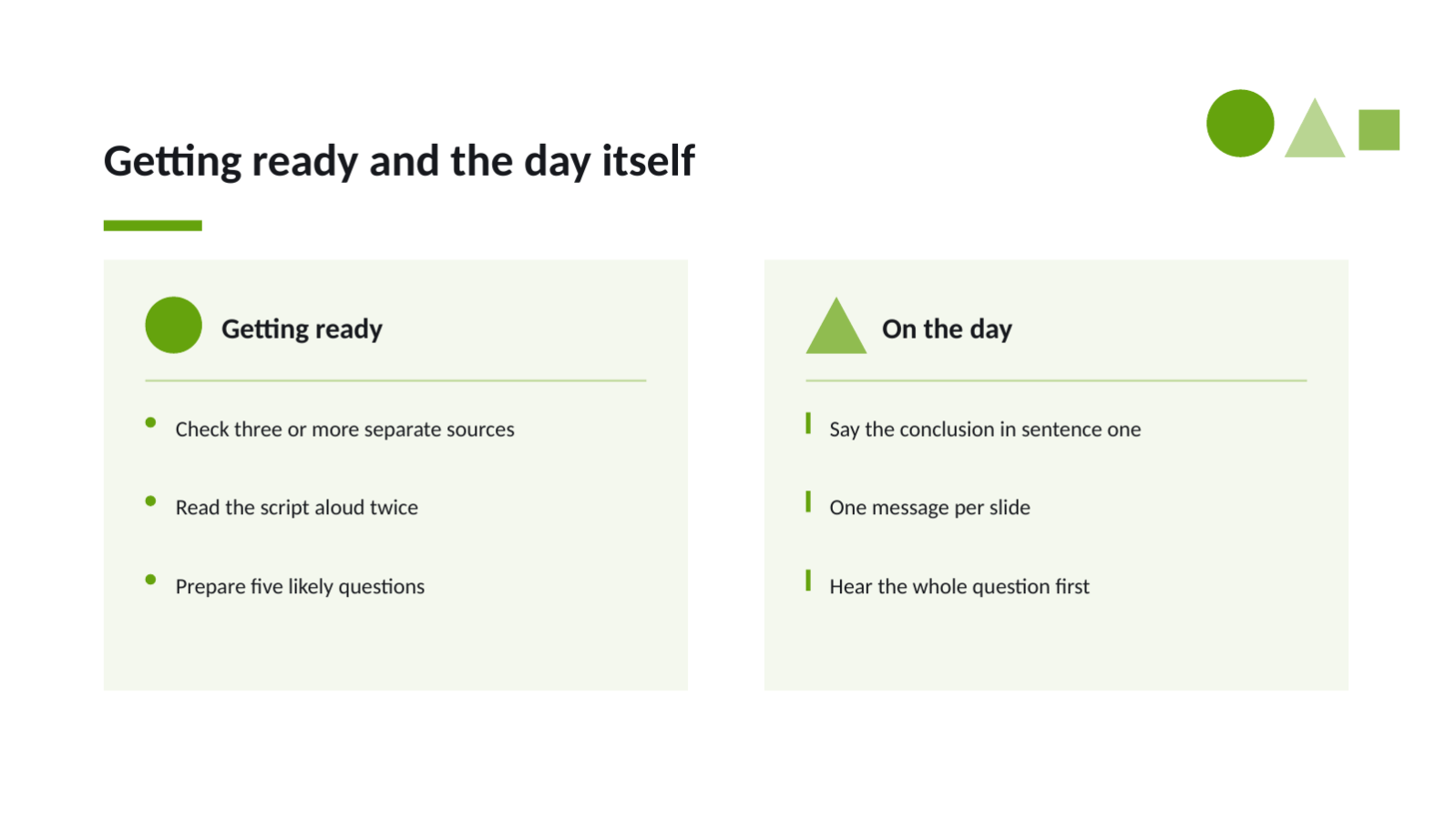 Slide 11 — Student Presentation Template