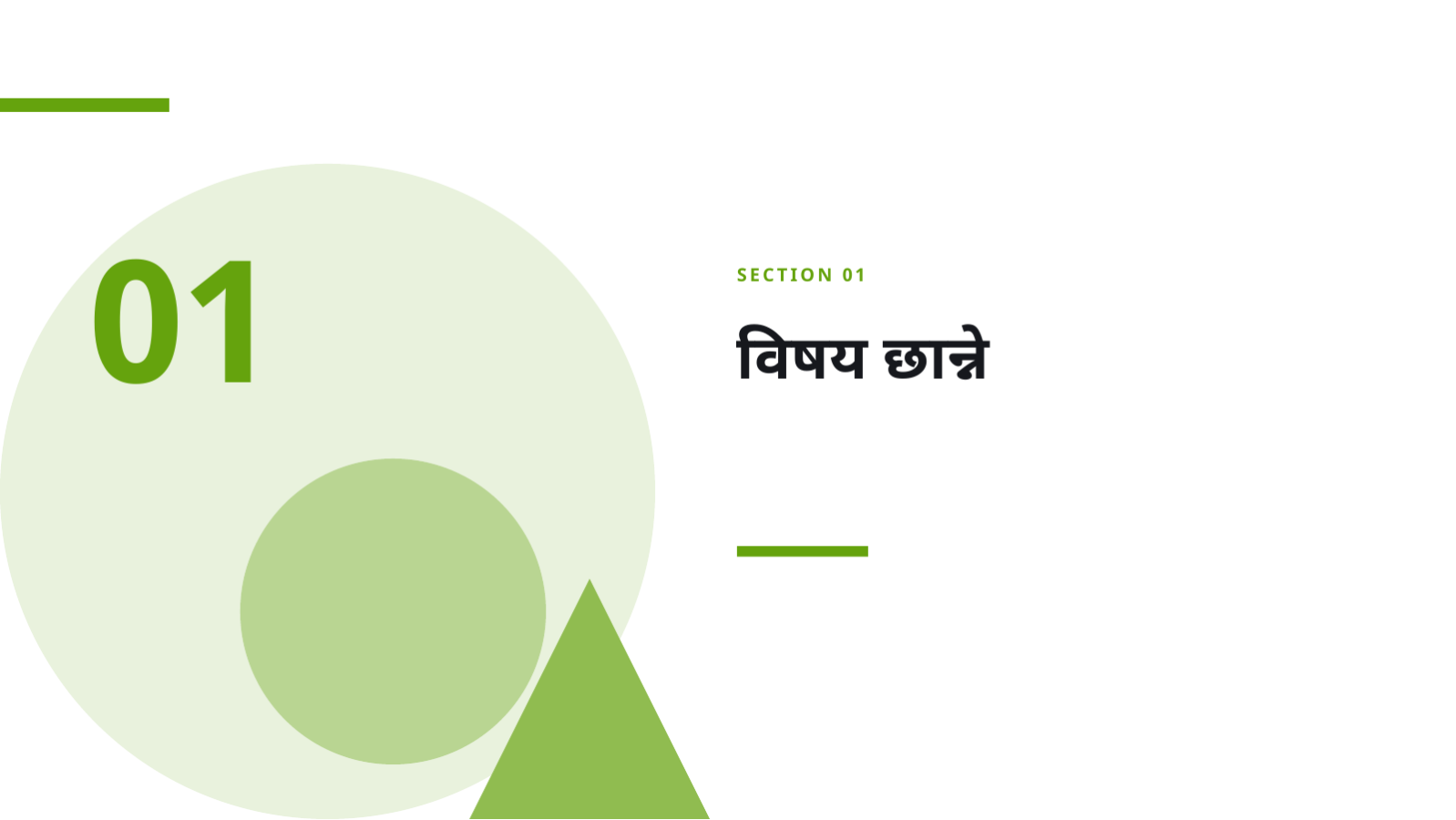 स्लाइड 3 — विद्यार्थी प्रस्तुति टेम्प्लेट
