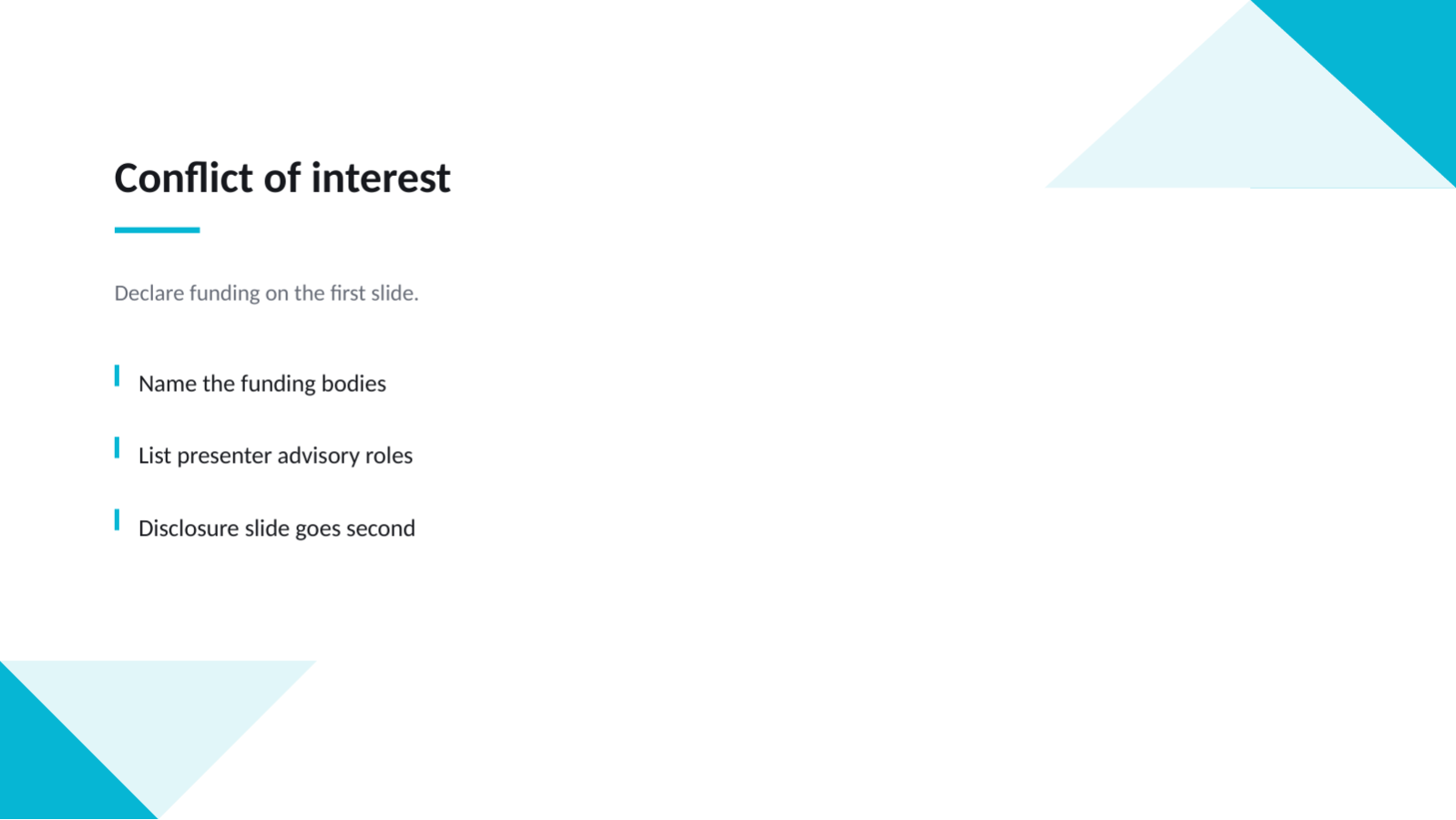 Slide 6 — Medical Conference Deck