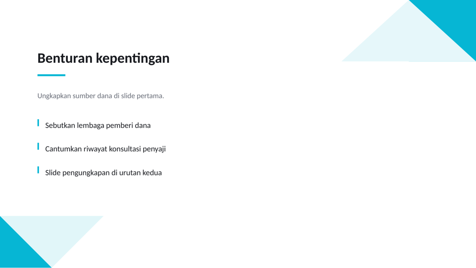 Slide 6 — Materi konferensi ilmiah