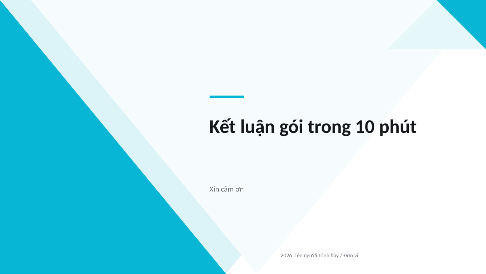 Trang chiếu 10 — Tài liệu hội nghị khoa học