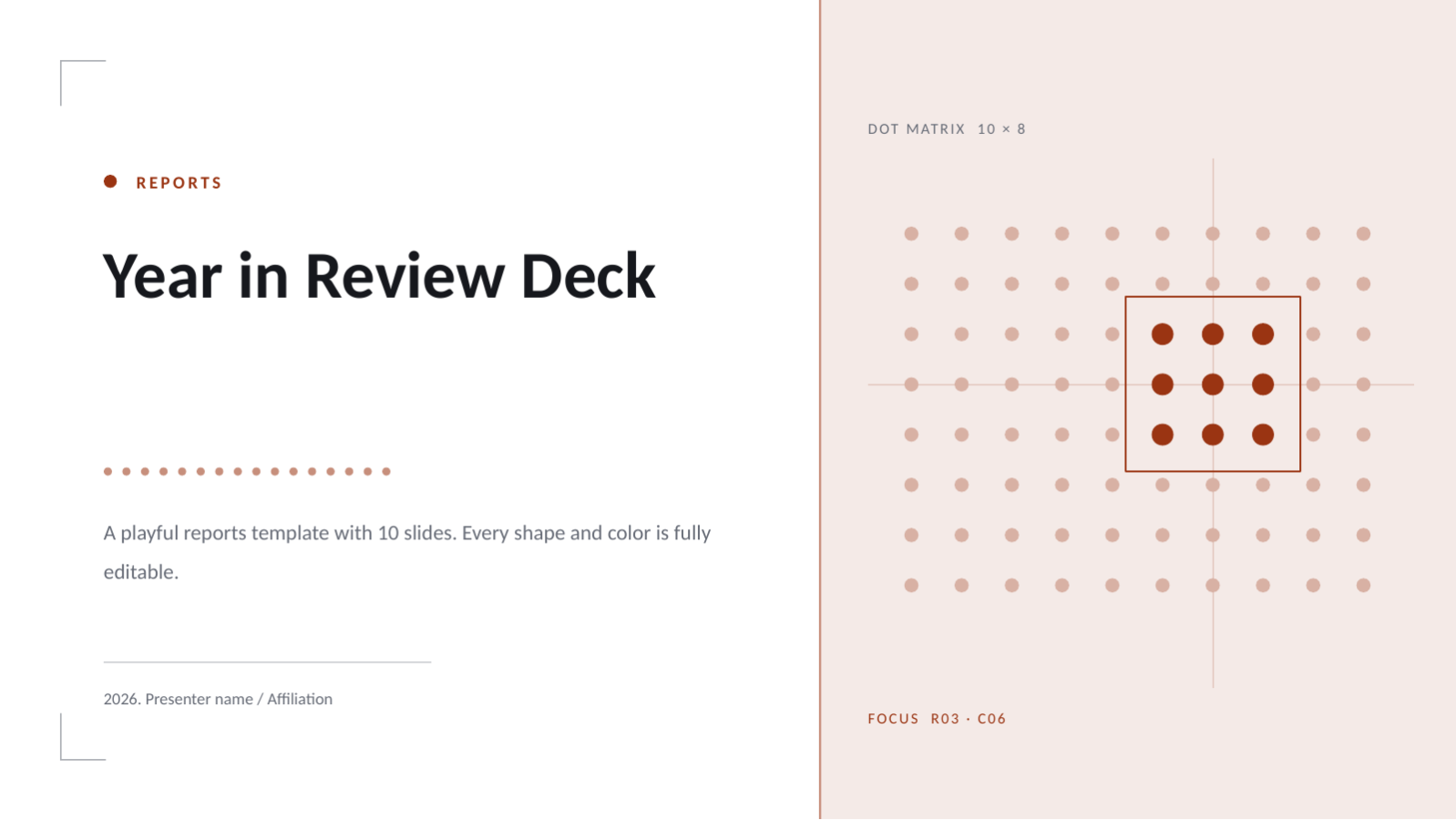 Slide 1 — Year in Review Deck