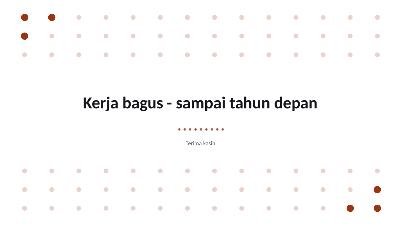 Slide 10 — Presentasi tutup buku tahunan