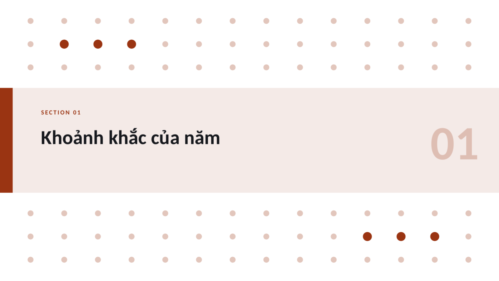 Trang chiếu 3 — Trình bày tổng kết năm