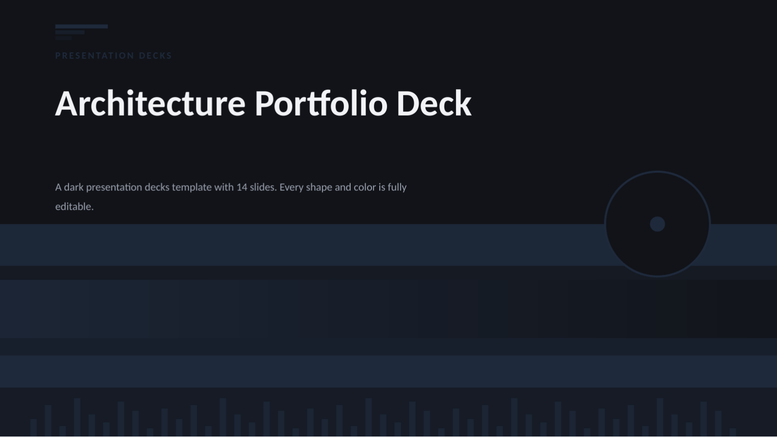 Slide 1 — Architecture Portfolio Deck