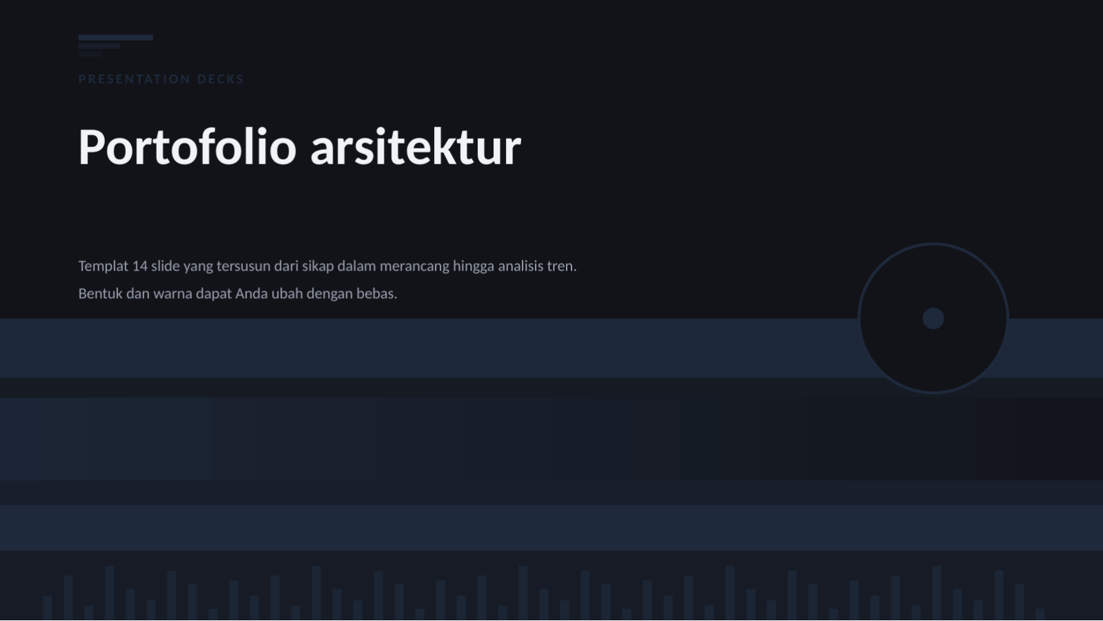 Slide 1 — Portofolio arsitektur