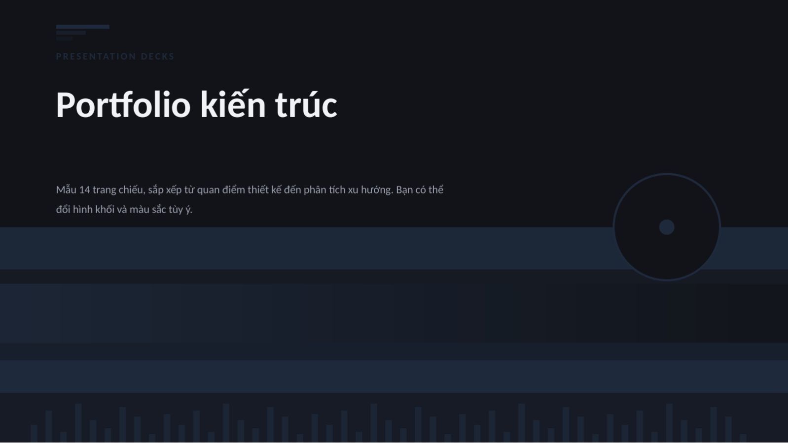 Trang chiếu 1 — Portfolio kiến trúc