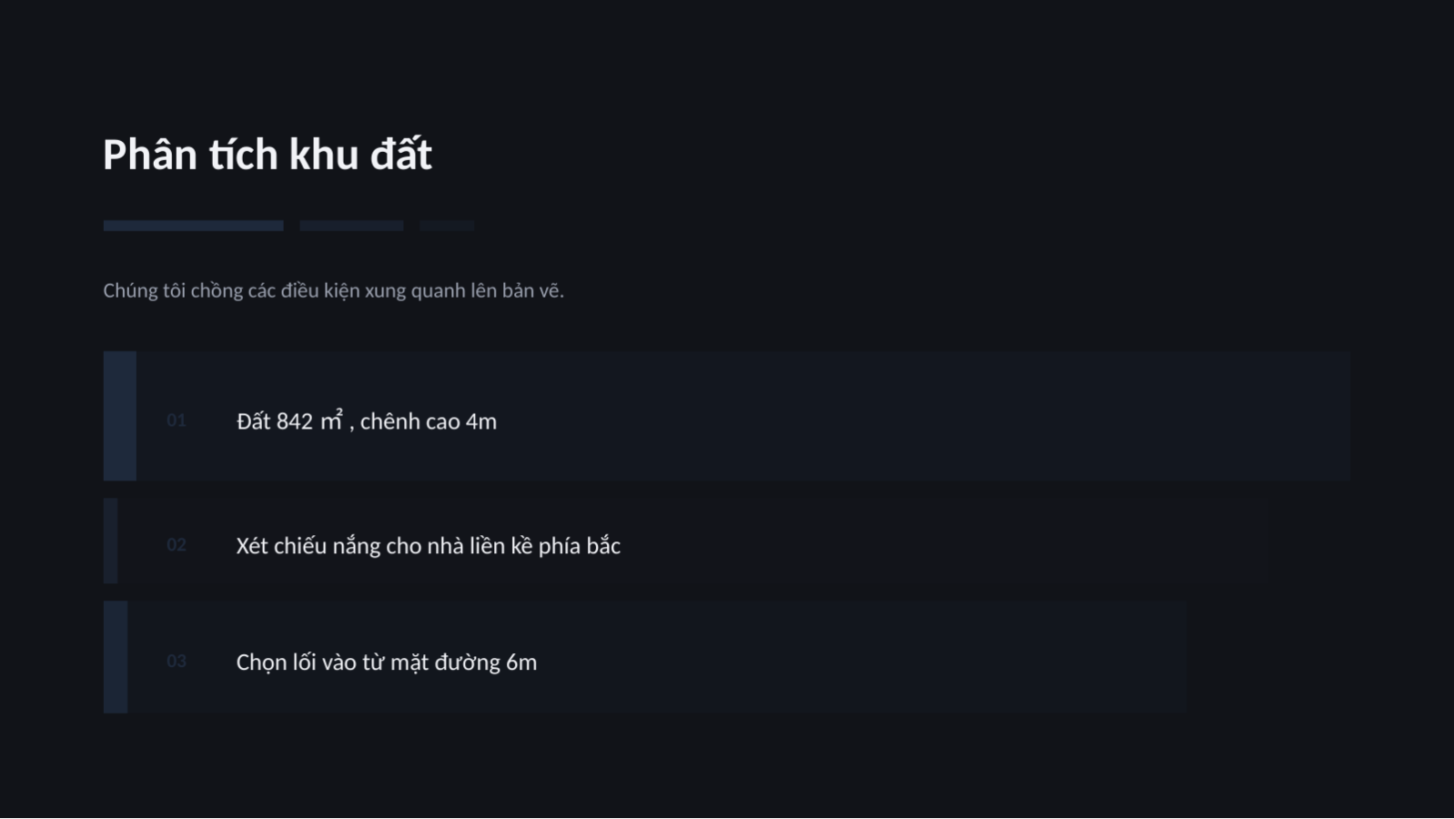Trang chiếu 6 — Portfolio kiến trúc