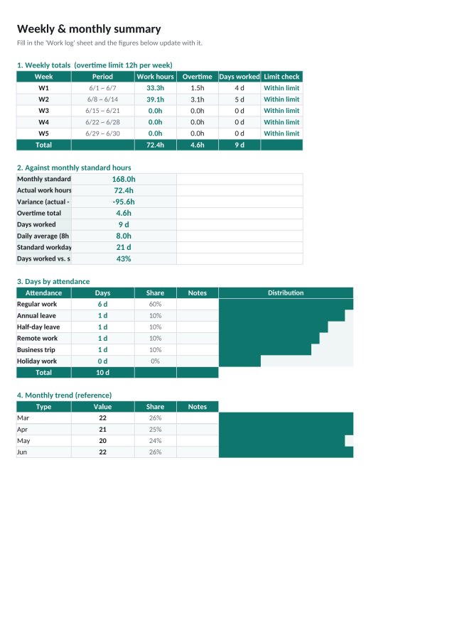 Preview 3 — Attendance Sheet