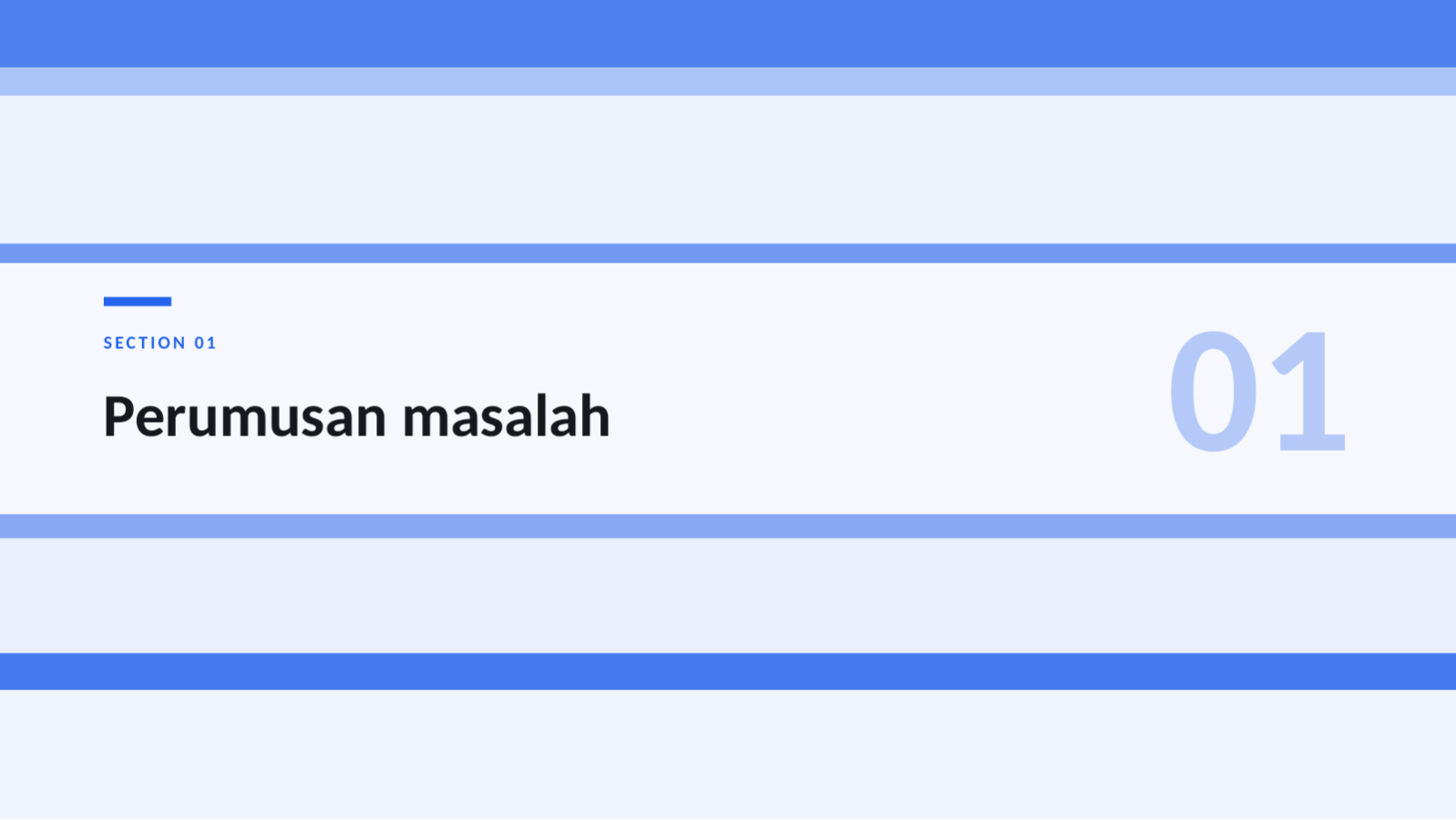 Slide 3 — Templat proposal bisnis rapi