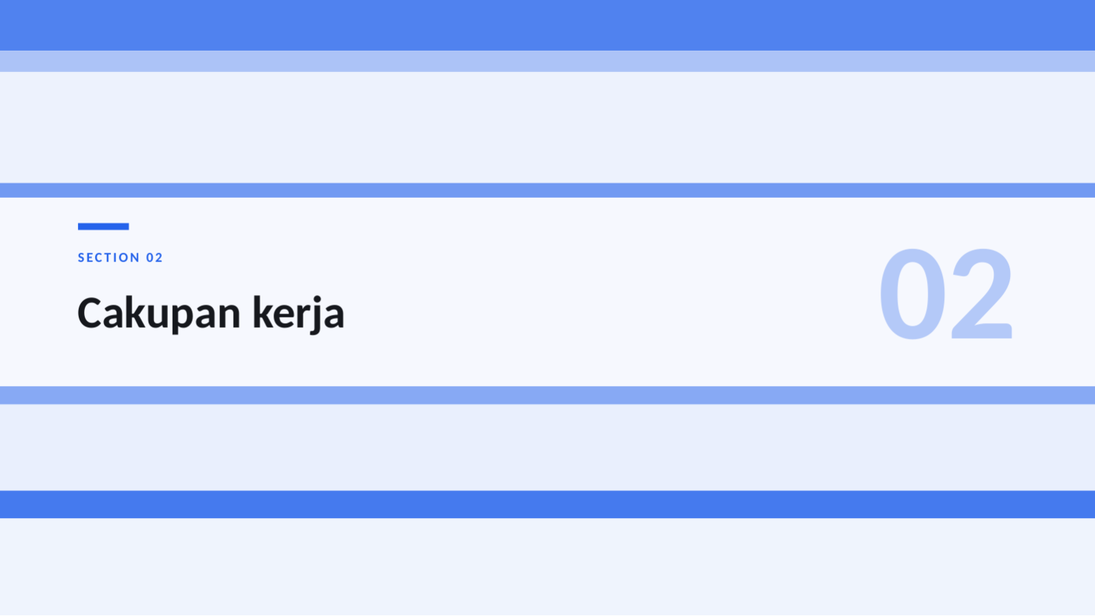 Slide 5 — Templat proposal bisnis rapi
