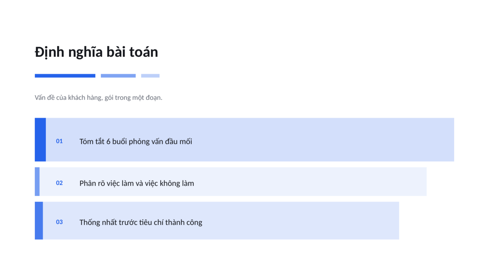 Trang chiếu 4 — Mẫu đề xuất kinh doanh gọn gàng