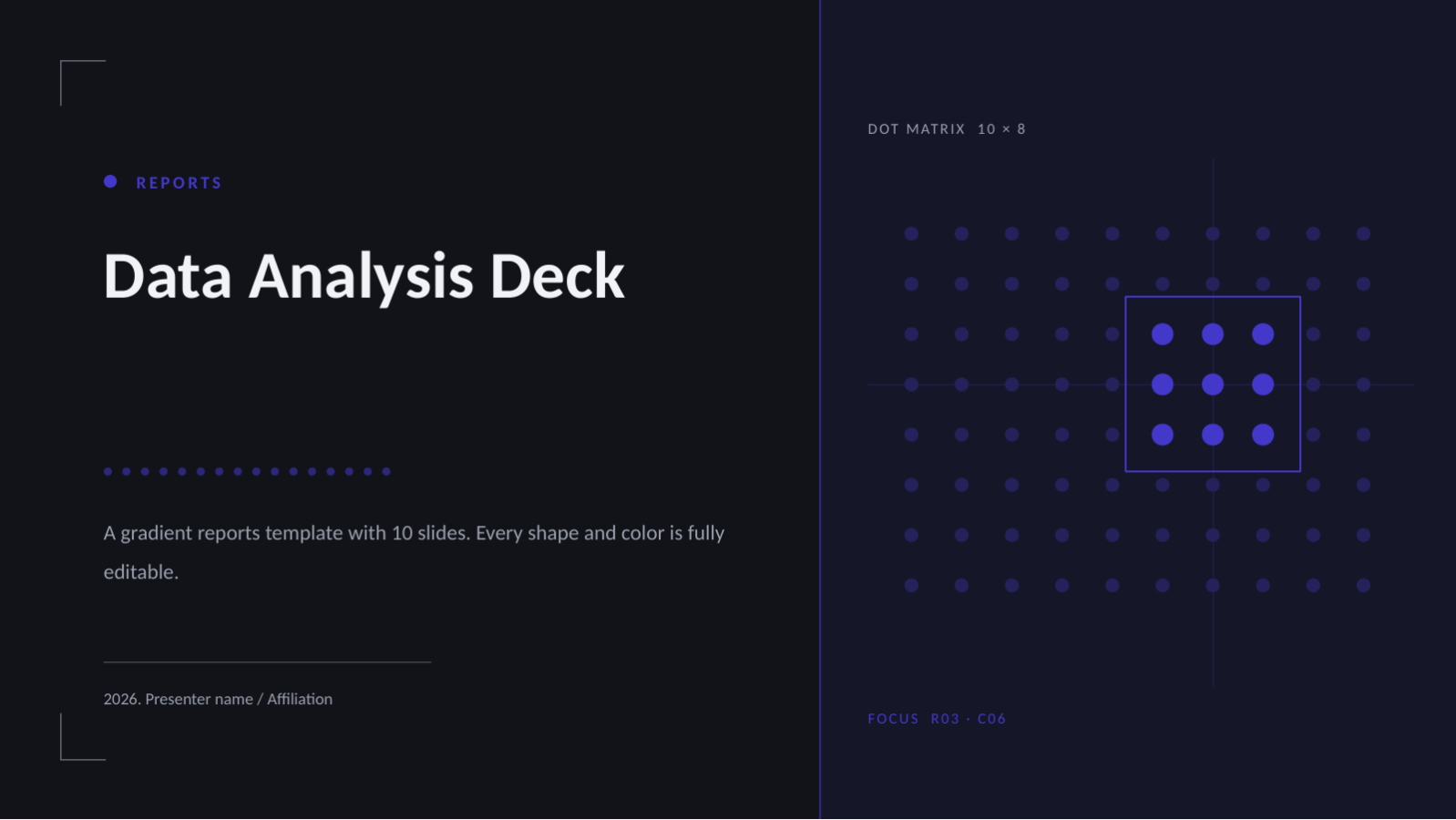 Slide 1 — Data Analysis Deck