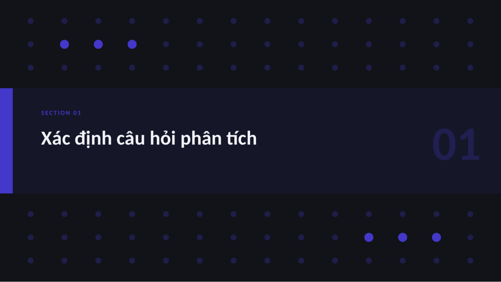 Trang chiếu 3 — Báo cáo kết quả phân tích dữ liệu