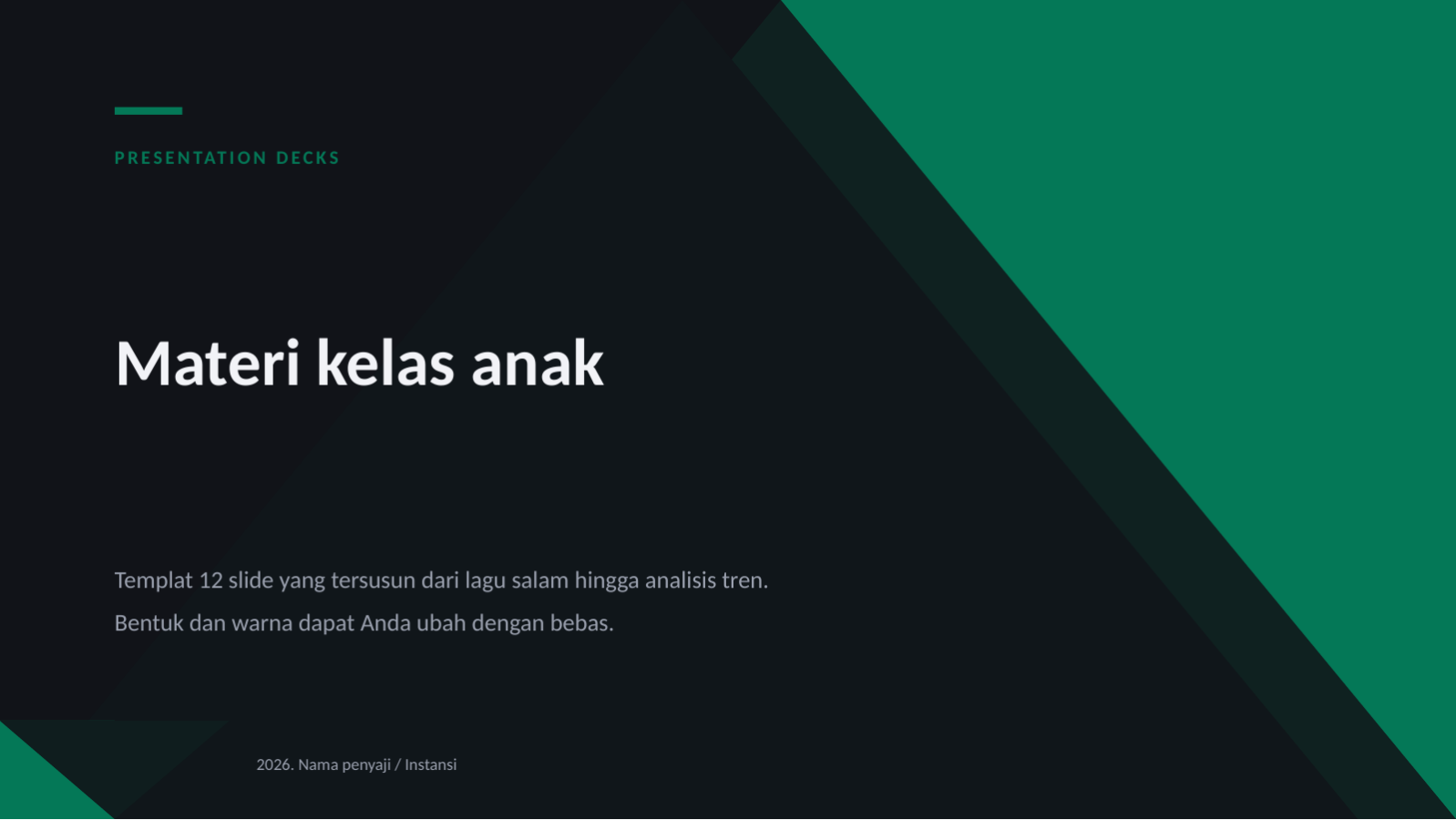 Slide 1 — Materi kelas anak