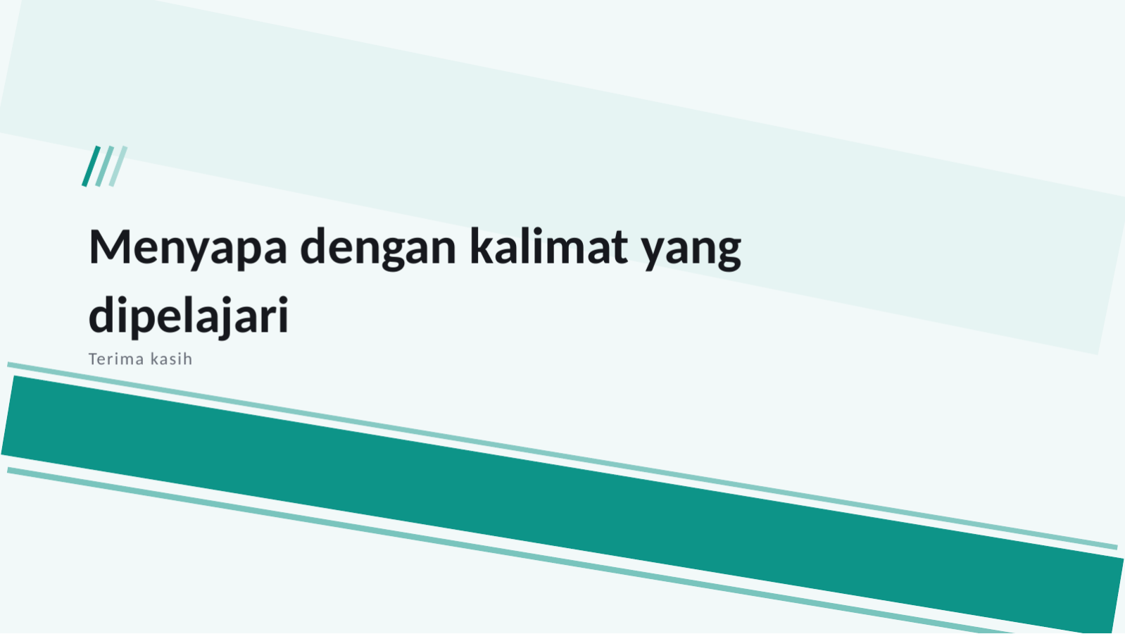 Slide 10 — Materi kelas bahasa