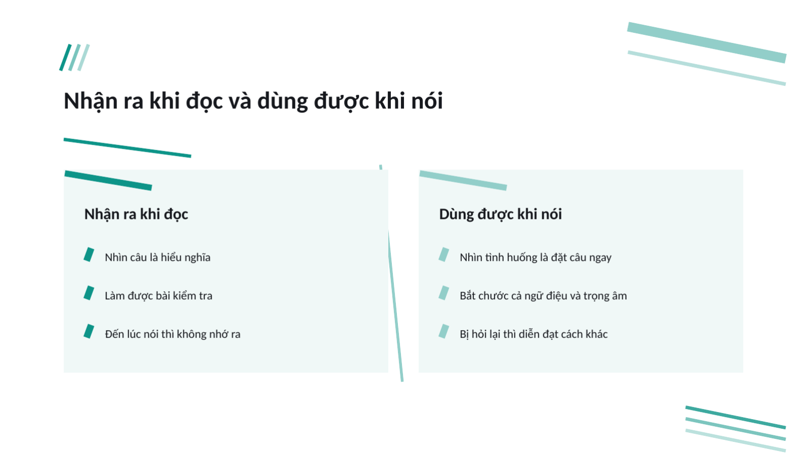 Trang chiếu 7 — Tài liệu lớp ngoại ngữ
