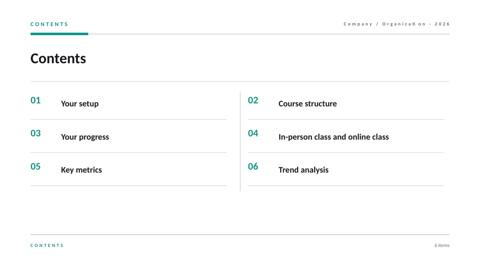 Slide 2 — Online Course Deck