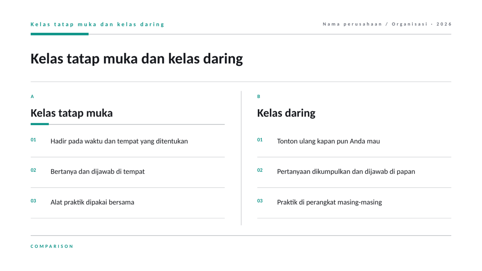 Slide 9 — Materi kuliah daring