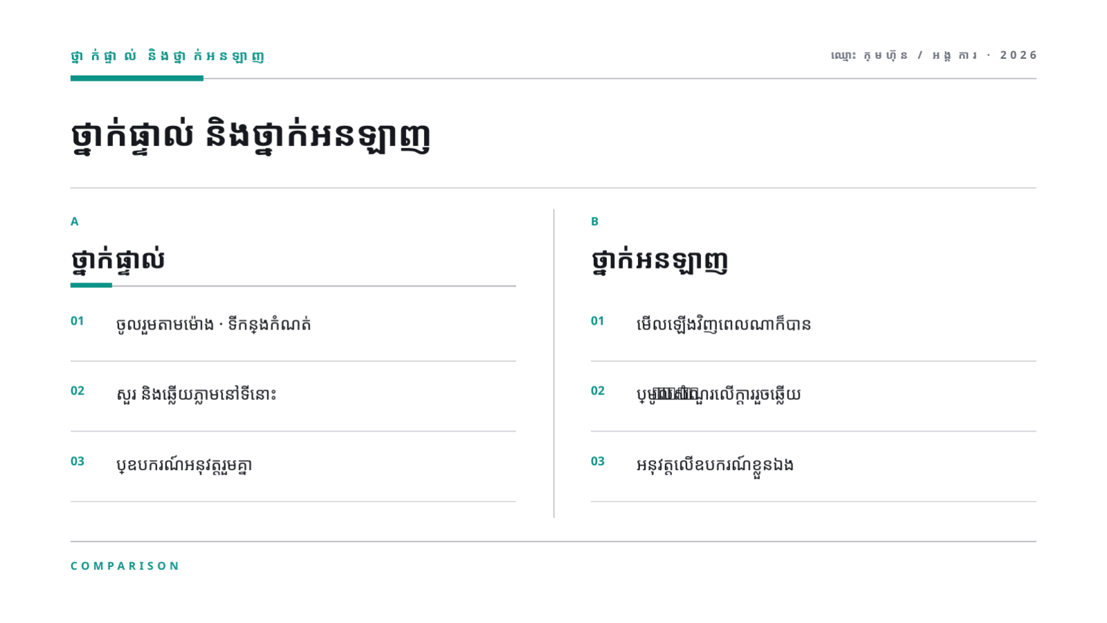 ស្លាយ 9 — ឯកសារបង្រៀនតាមអនឡាញ